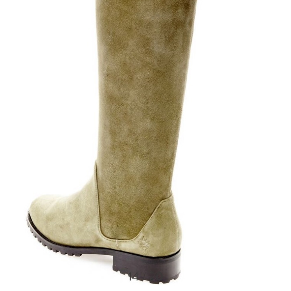 Blondo over the knee moss green suede boots 7.5 - Picture 3 of 7